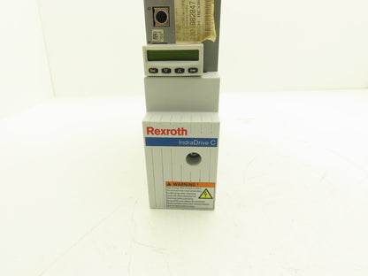 Rexroth HCS02.1E-W0028 IndraDrive C Servo Drive 3PH 200-500VAC 13A 530VAC 5A