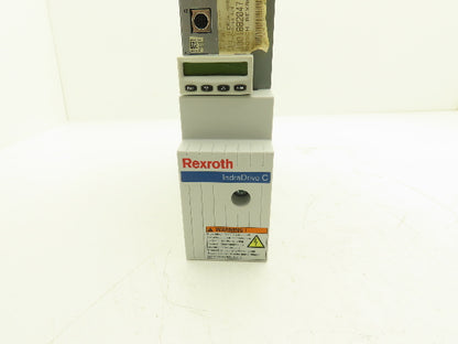 Rexroth HCS02.1E-W0028 IndraDrive C Servo Drive 3PH 200-500VAC 13A 530VAC 5A