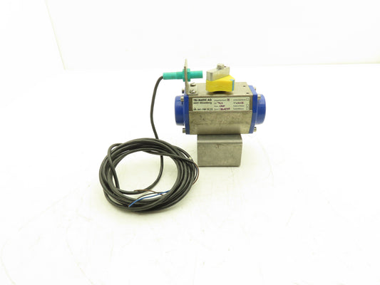 Tri-Matic AG 96012737 Double Acting Pneumatic Actuator 7/16" Stem Bore