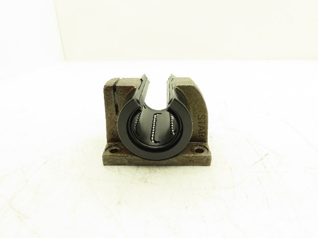Star 1068-640-00 Linear Ball Bearing Pillow Block 1.5" Open Type For H5 Shaft