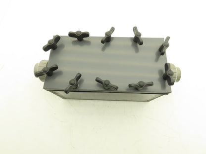 Sediment Trap 6 X 12" Box 2" Inlet And Outlet Plastic Housing Removable Top