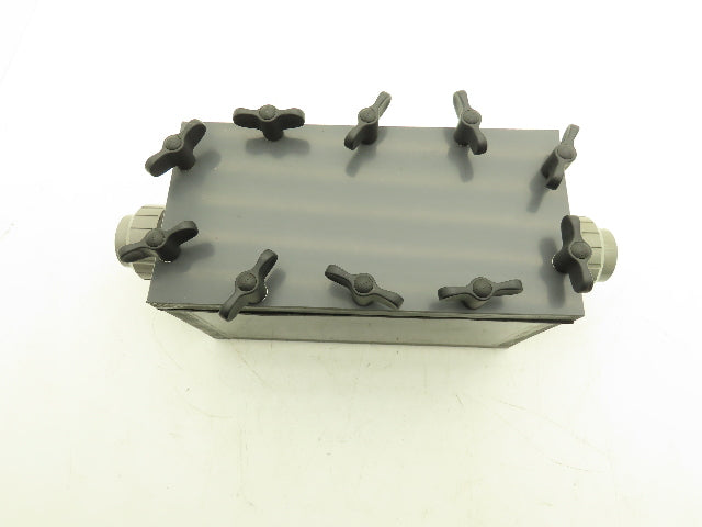 Sediment Trap 6 X 12" Box 2" Inlet And Outlet Plastic Housing Removable Top