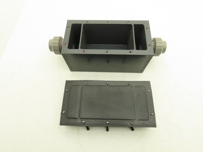 Sediment Trap 6 X 12" Box 2" Inlet And Outlet Plastic Housing Removable Top