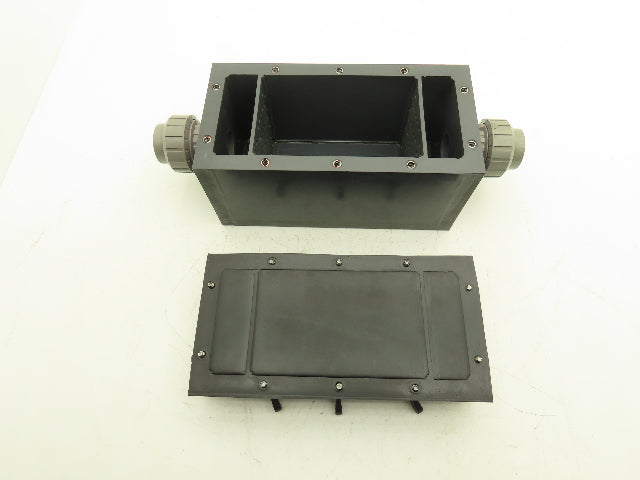 Sediment Trap 6 X 12" Box 2" Inlet And Outlet Plastic Housing Removable Top