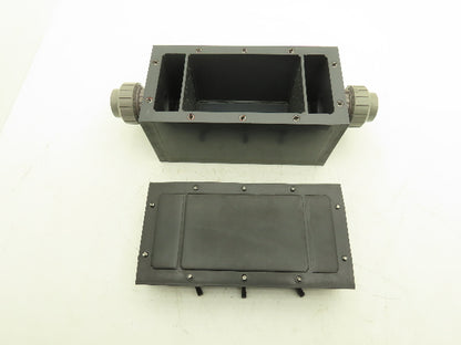 Sediment Trap 6 X 12" Box 2" Inlet And Outlet Plastic Housing Removable Top