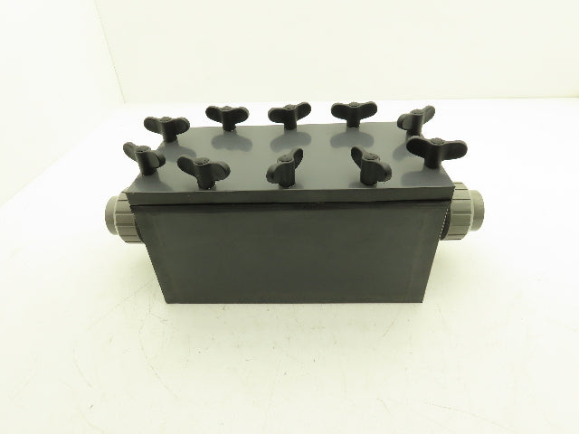 Sediment Trap 6 X 12" Box 2" Inlet And Outlet Plastic Housing Removable Top