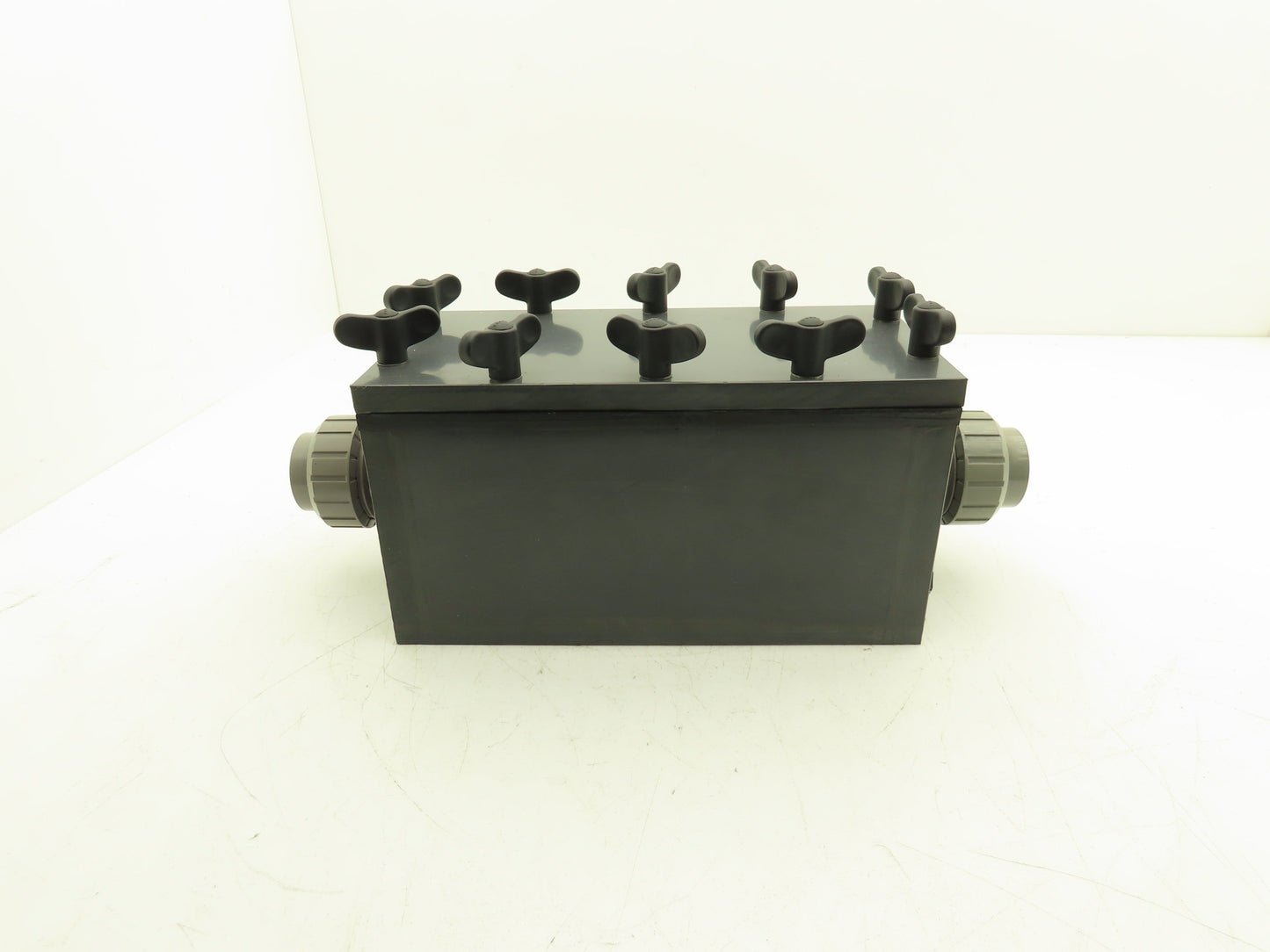 Sediment Trap 6 X 12" Box 2" Inlet And Outlet Plastic Housing Removable Top