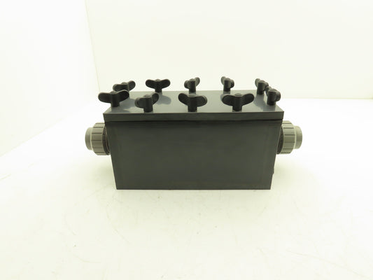 Sediment Trap 6 X 12" Box 2" Inlet And Outlet Plastic Housing Removable Top