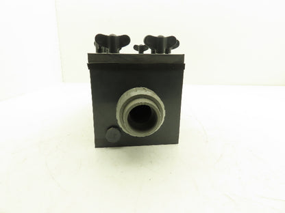 Sediment Trap 6 X 12" Box 2" Inlet And Outlet Plastic Housing Removable Top
