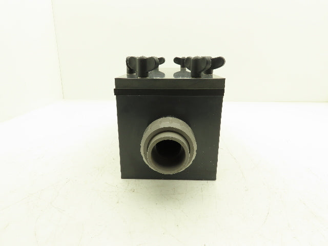 Sediment Trap 6 X 12" Box 2" Inlet And Outlet Plastic Housing Removable Top