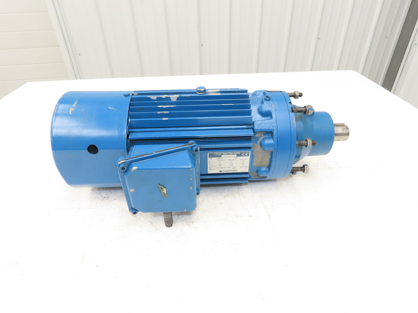 Sumitomo CNFMS1H-4095GB-17/G F90S/4 Brake Gearmotor 1.1kw 480V 3PH 102rpm 17:1