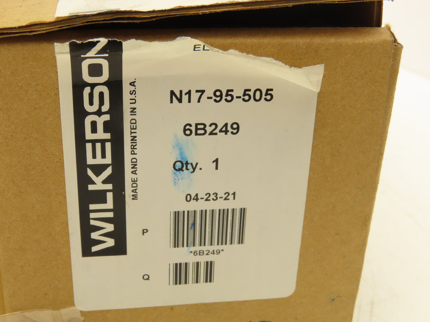 Wilkerson 6B249 Pneumatic Air Filter Element 5 Micron Particulate Lot of 2