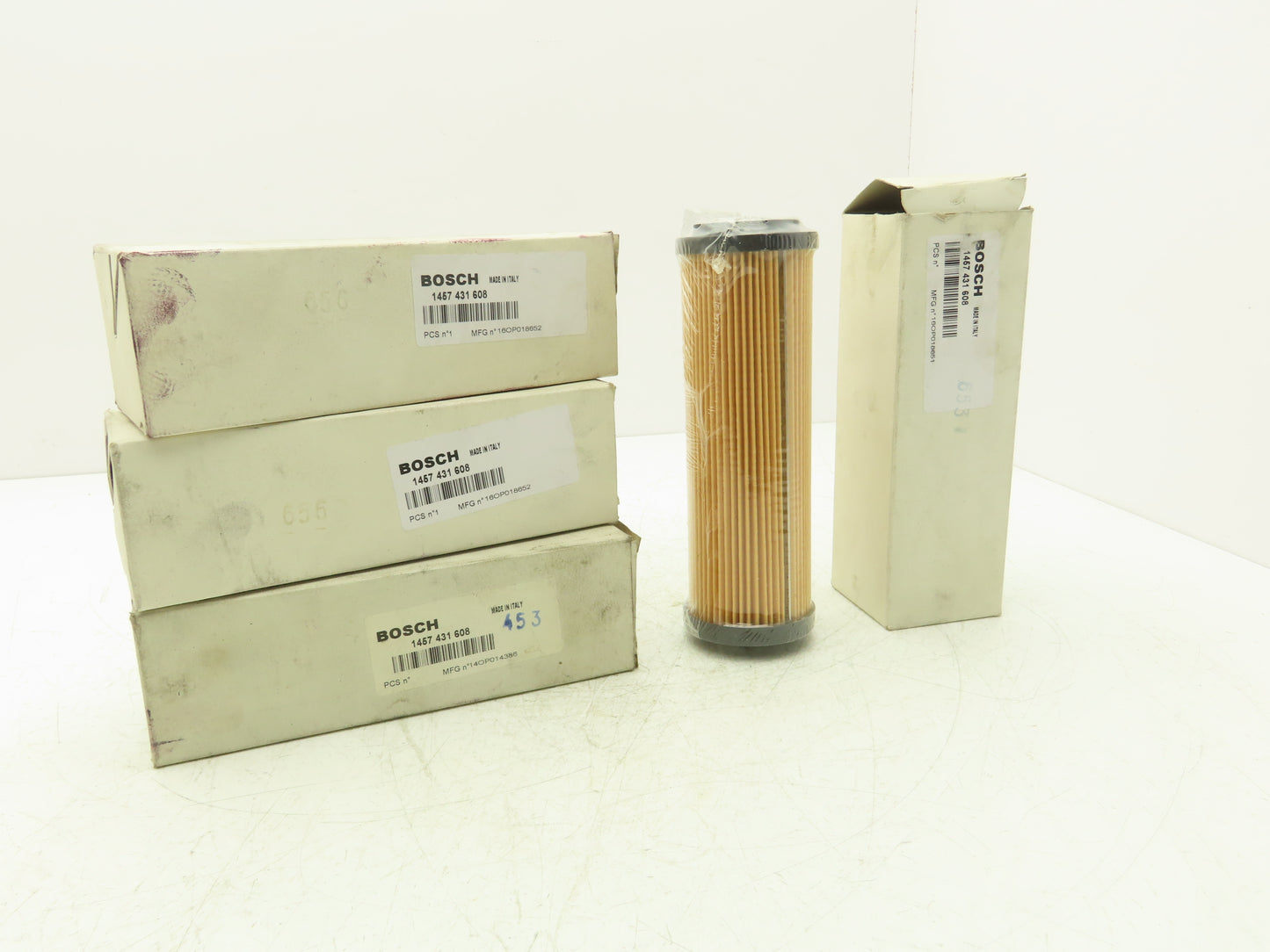 Bosch 1457 431 608 Hydraulic Filter Element 1.7Bar 25psi Lot of 4
