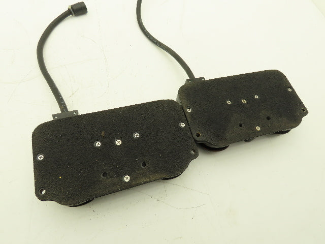 Clipper TWIN 632-S Dual Foot Switch 2-Pedal 125-250VAC 4-Pin Plug  Lot of 2