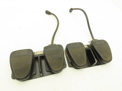 Clipper TWIN 632-S Dual Foot Switch 2-Pedal 125-250VAC 4-Pin Plug  Lot of 2