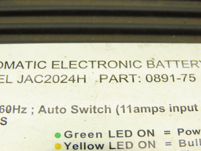 Schauer JAC2024H 24VDC Battery Charger 115-240V Input  *Cut Cord, No Plug