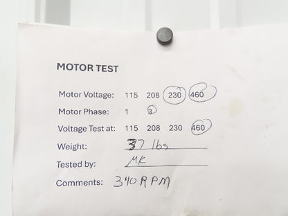Sew-Eurodrive R32DT80N4 Inline Gearmotor 5.3:1 Reducer 322rpm 1Hp 230/460V 3PH