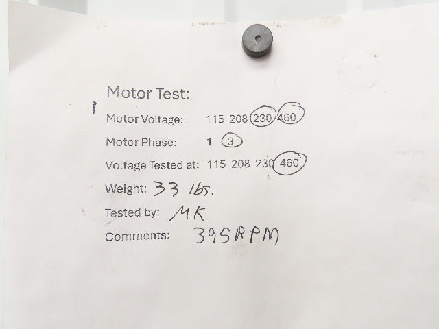 Sew-Eurodrive R32DT80N4 Inline Gearmotor 4.5:1 Reducer 374rpm 1Hp 230/460V 3PH