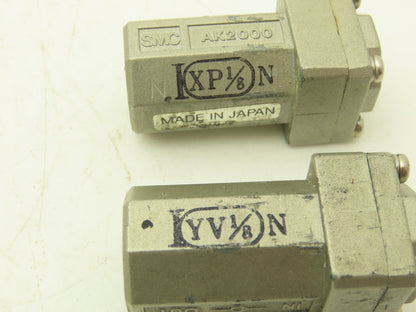 SMC AK2000 Pneumatic Air Check Valve 3-145psi 1/8" NPT Lot of 15