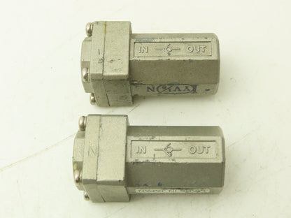 SMC AK2000 Pneumatic Air Check Valve 3-145psi 1/8" NPT Lot of 15