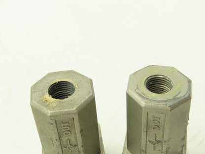 SMC AK2000 Pneumatic Air Check Valve 3-145psi 1/8" NPT Lot of 15