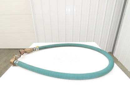 Boston 1.5"x 10' Chemical Transfer Hose Green Polyethylene Camlok Ends