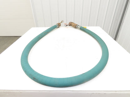 Boston 1.5"x 10' Chemical Transfer Hose Green Polyethylene Camlok Ends