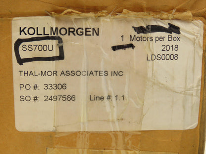 Superior Electric SS700U Slo-Syn Synchronous AC Stepper Motor 120V 1PH 72 RPM