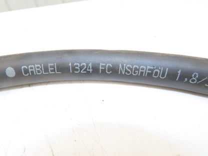 Cable Power Ground Lead 5' 300MCM 150mm² 1000V Crimped Terminal Ends Lot of 2