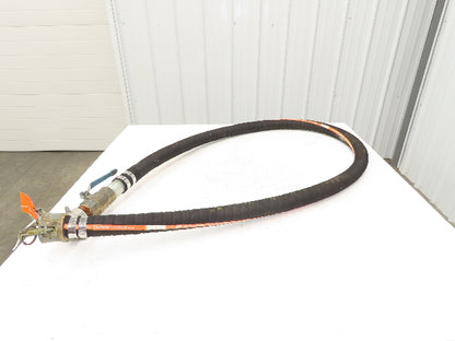 Mustang 1.5"ID x 9' 6" Acid Chemical Transfer Hose Camlok Ends 200 PSI