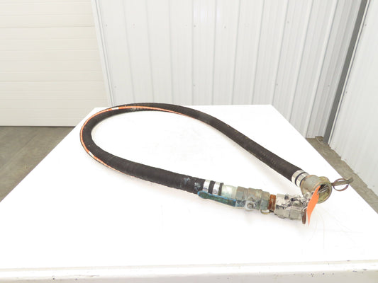 Mustang 1.5"ID x 9' 6" Acid Chemical Transfer Hose Camlok Ends 200 PSI