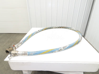 Wilcox 1.5"x 12' Flexible Chemical Transfer Hose Camlok Ends