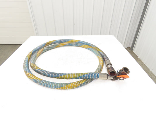 1"ID x 14' Flexible Chemical Transfer Hose Camlok Ends