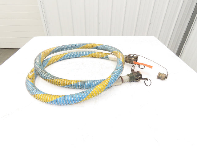 1"ID x 10' Flexible Chemical Transfer Hose Camlok Ends