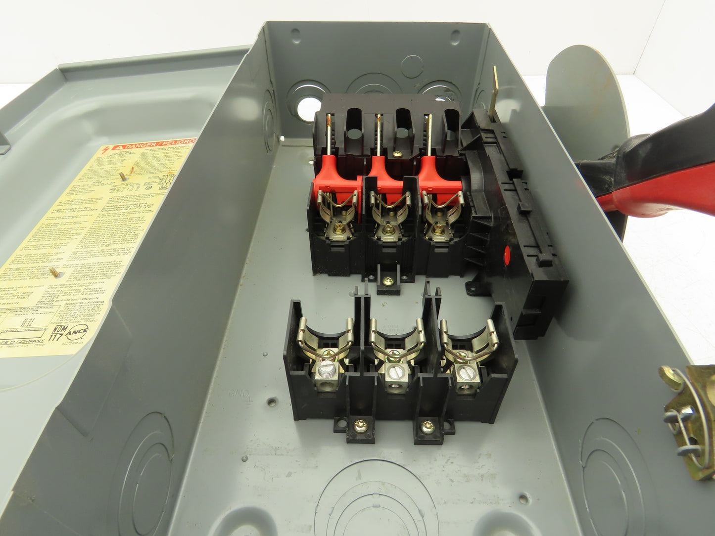 Square D H362 Heavy Duty Fused Safety Disconnect Switch 60A 600VAC Series F05