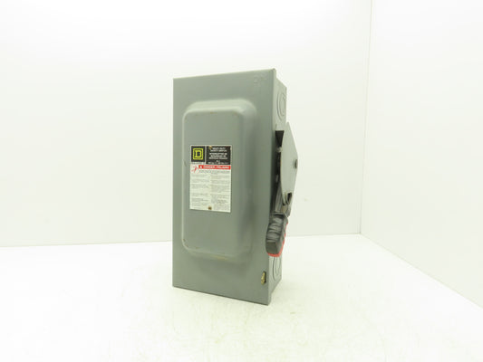 Square D H362 Heavy Duty Fused Safety Disconnect Switch 60A 600VAC Series F05