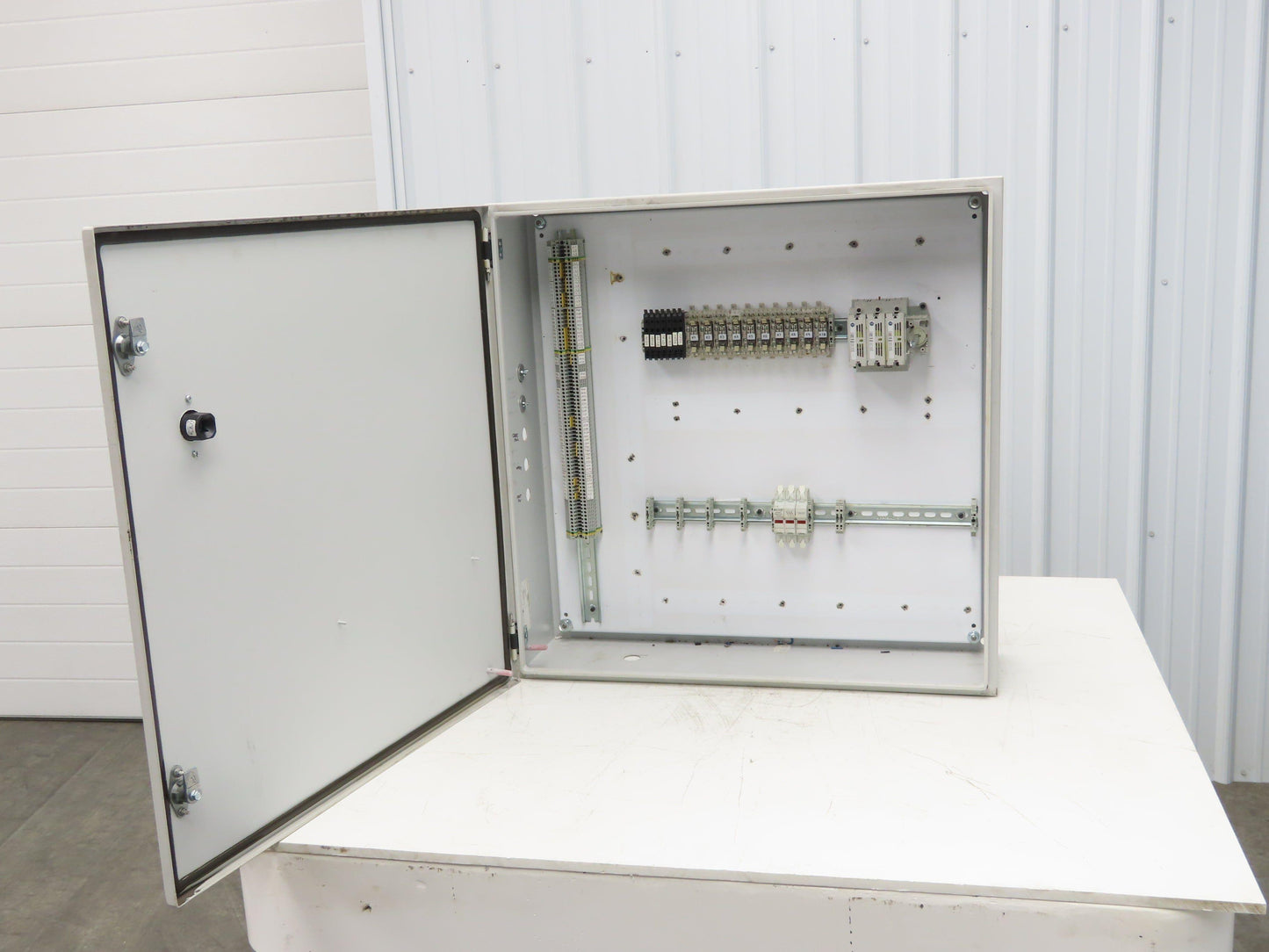 Hoffman CSD30308LG Electrical Enclosure Concept 30x30x8" Wall Mount Din Rail