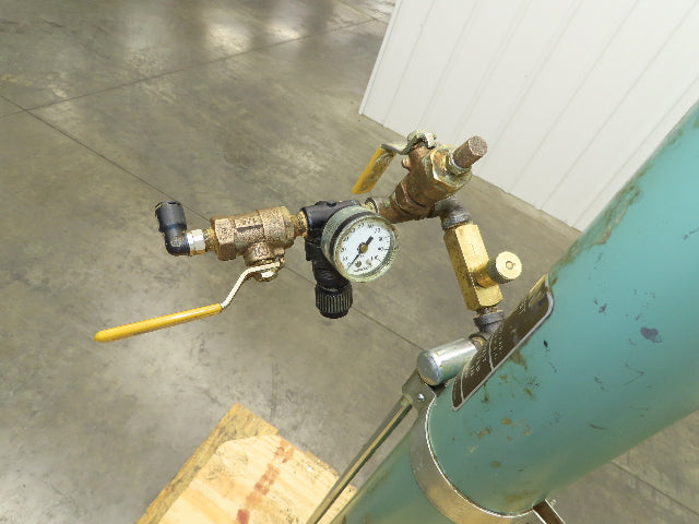 Lincoln 1709 Pneumatic Pump Hoist 6'-9' Lift Range 400Lbs Floor Mount