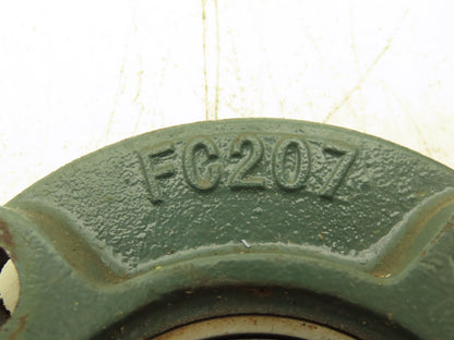 LDK FC207 Round Flange Mount Ball Bearing 1-1/4" Bore 4-Bolt  Lot of 3