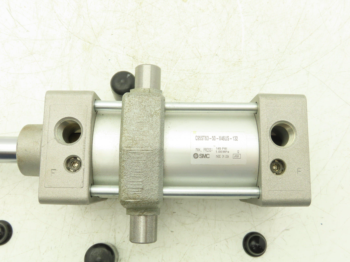 SMC C95ST63-50-X46US-132 Pneumatic Air Cylinder 63mm Bore 50mm Stroke 145psi