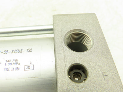 SMC C95ST63-50-X46US-132 Pneumatic Air Cylinder 63mm Bore 50mm Stroke 145psi
