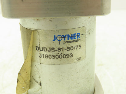 Joyner DUDJS-81-50/75 Pneumatic Air Cylinder 50mm Dore 75mm Stroke 145psi