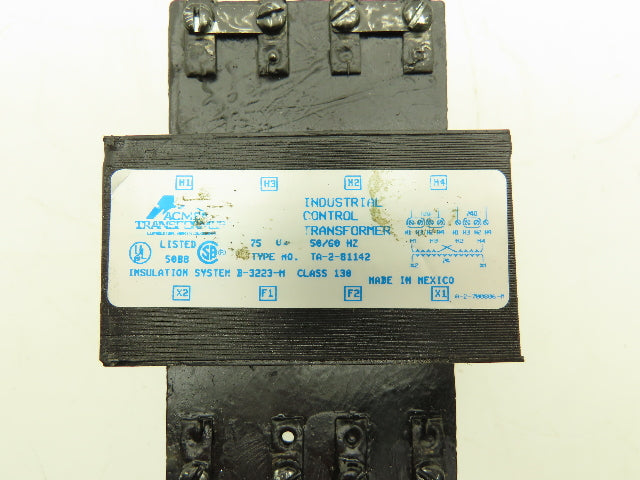 Acme TA-2-81142 Industrial Control Transformer 1Ph HV 120/240V LV 24V