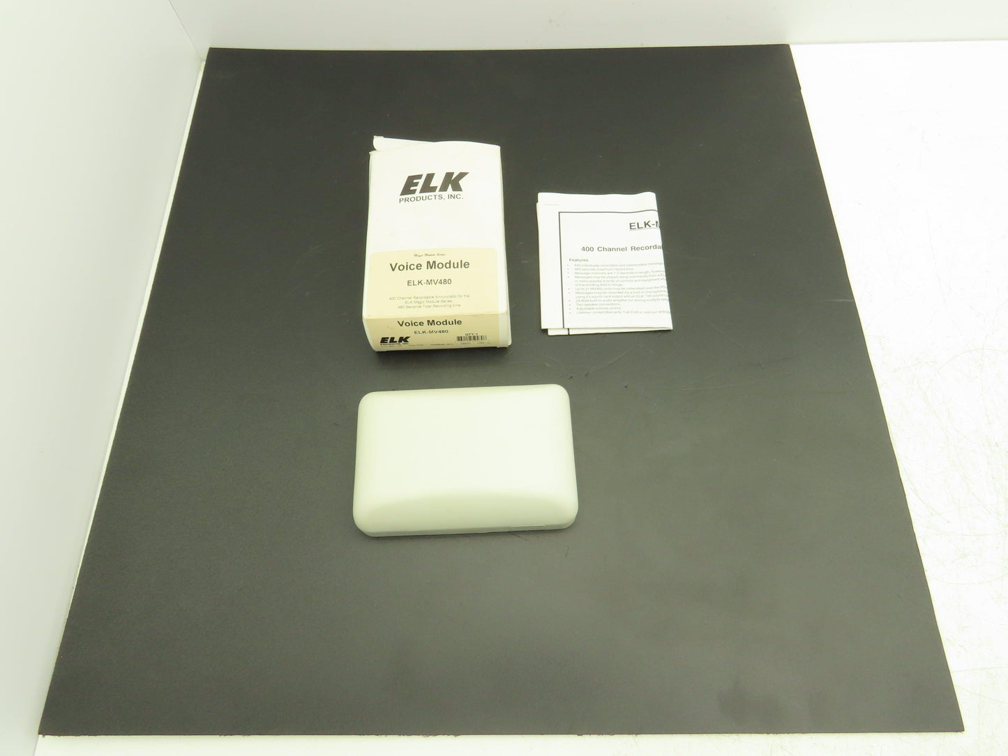 Elk ELK-MV480 Voice Module Recordable 12VDC RS-485 Manual 480 Sec 400 Channel