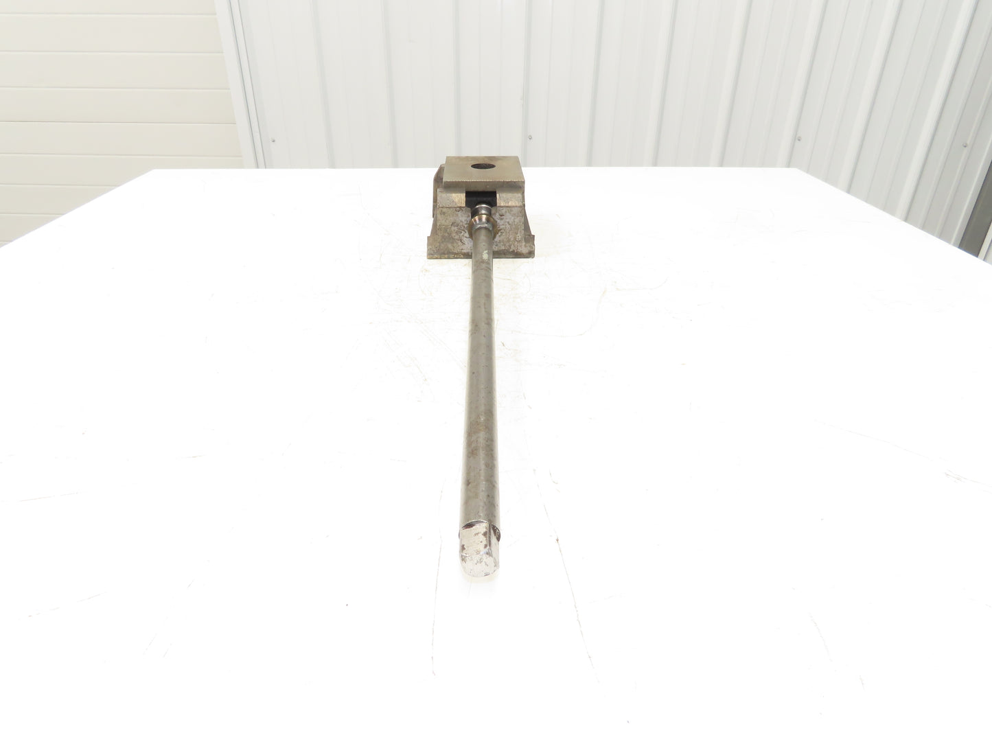 Machine Leveling Wedge Screw Jack 3-7/8"x 5-1/8" Pad - 3/8" Rise  20" Drive Ext