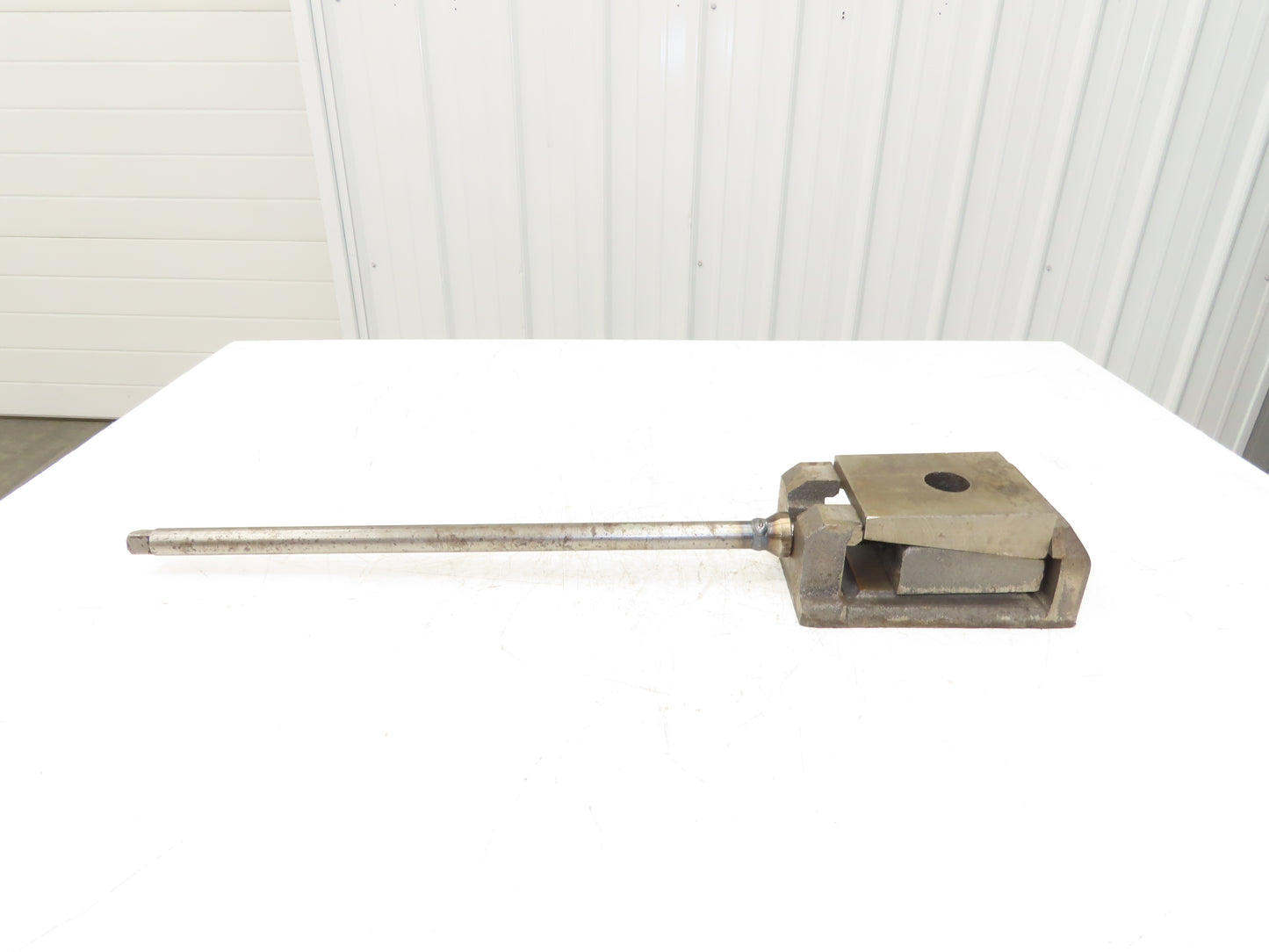 Machine Leveling Wedge Screw Jack 3-7/8"x 5-1/8" Pad - 3/8" Rise  20" Drive Ext