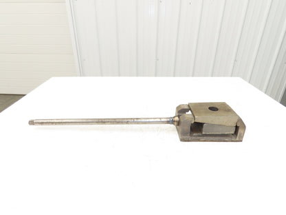 Machine Leveling Wedge Screw Jack 3-7/8"x 5-1/8" Pad - 3/8" Rise  20" Drive Ext