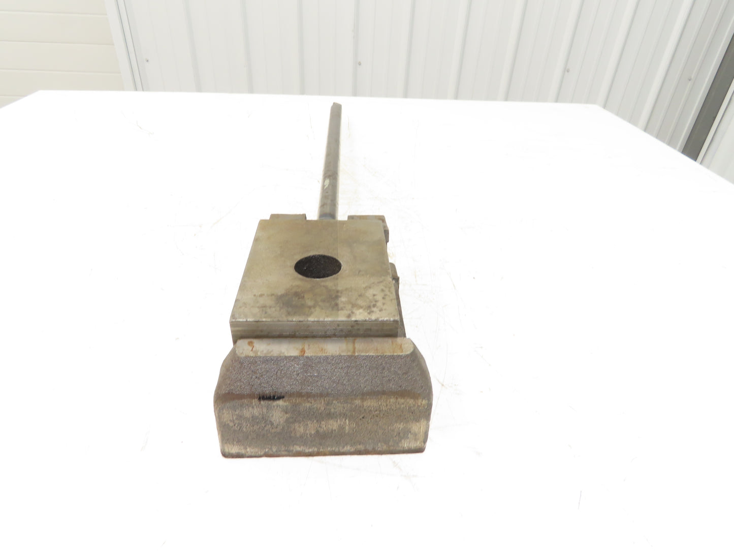 Machine Leveling Wedge Screw Jack 3-7/8"x 5-1/8" Pad - 3/8" Rise  20" Drive Ext