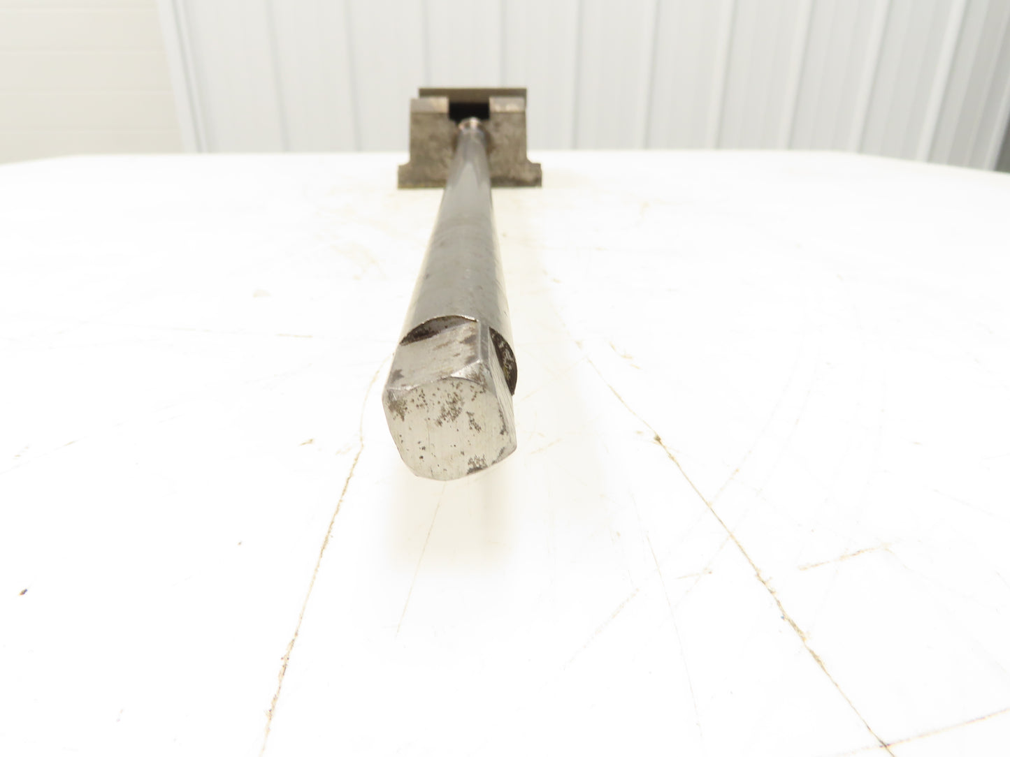 Machine Leveling Wedge Screw Jack 3-7/8"x 5-1/8" Pad - 3/8" Rise  20" Drive Ext