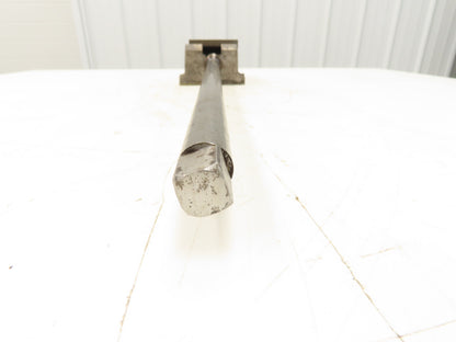 Machine Leveling Wedge Screw Jack 3-7/8"x 5-1/8" Pad - 3/8" Rise  20" Drive Ext